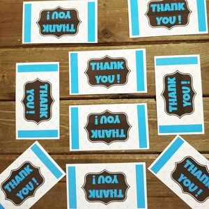 Thank You Cards Business Card Size

3x2